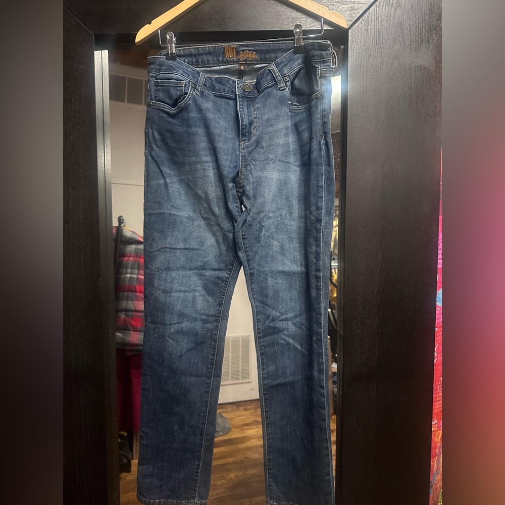 Kut from the Kloth Women's Straight Leg Blue Jeans